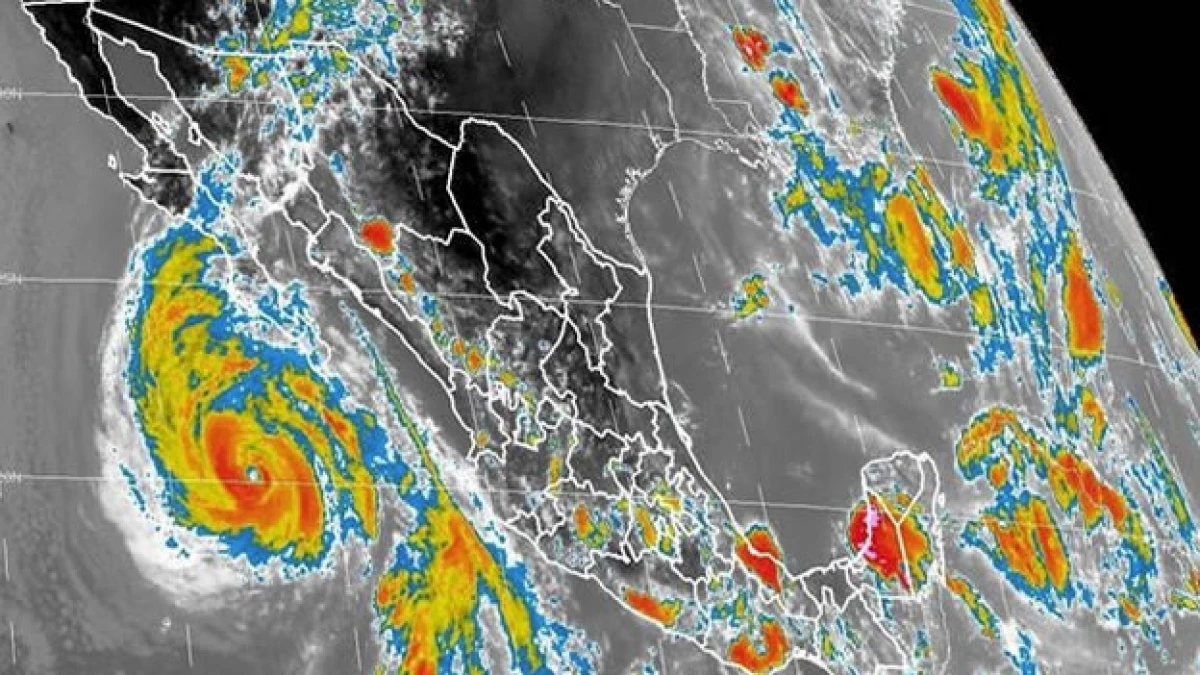 : El huracán categoría 2 se localiza a 415 kilómetros al suroeste de Cabo San Lucas, Baja California Sur