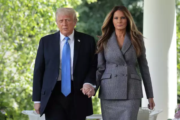 Donald Trump y su esposa Melania Trump