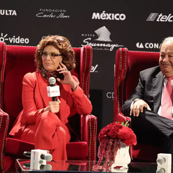 Sophia Loren,Carlos Slim
