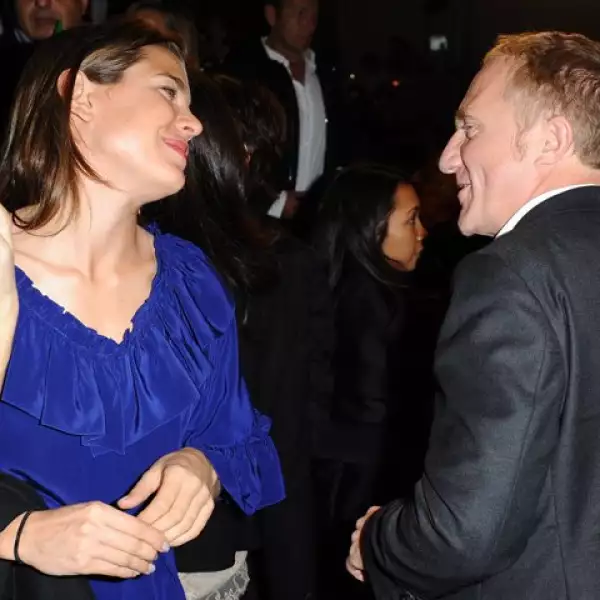 Carlota Casiraghi y Francois-Henri Pinault se saludaron efusivamente.