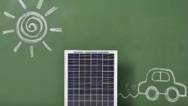 Sinuoso camino verde