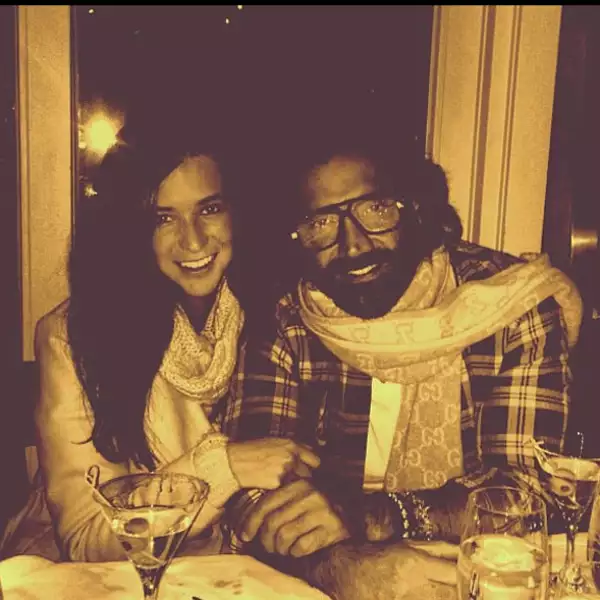 Junto a su actual pareja Karla Laveaga este año.