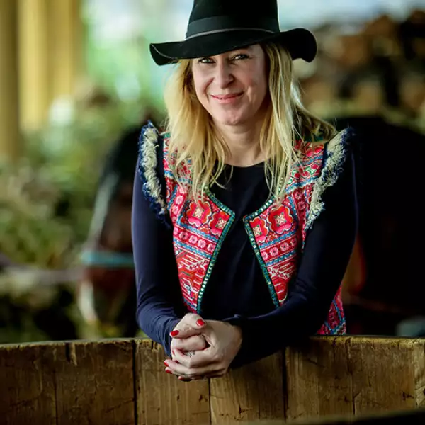 Vivian Barón en el evento Mezcal Amores experience en Oaxaca