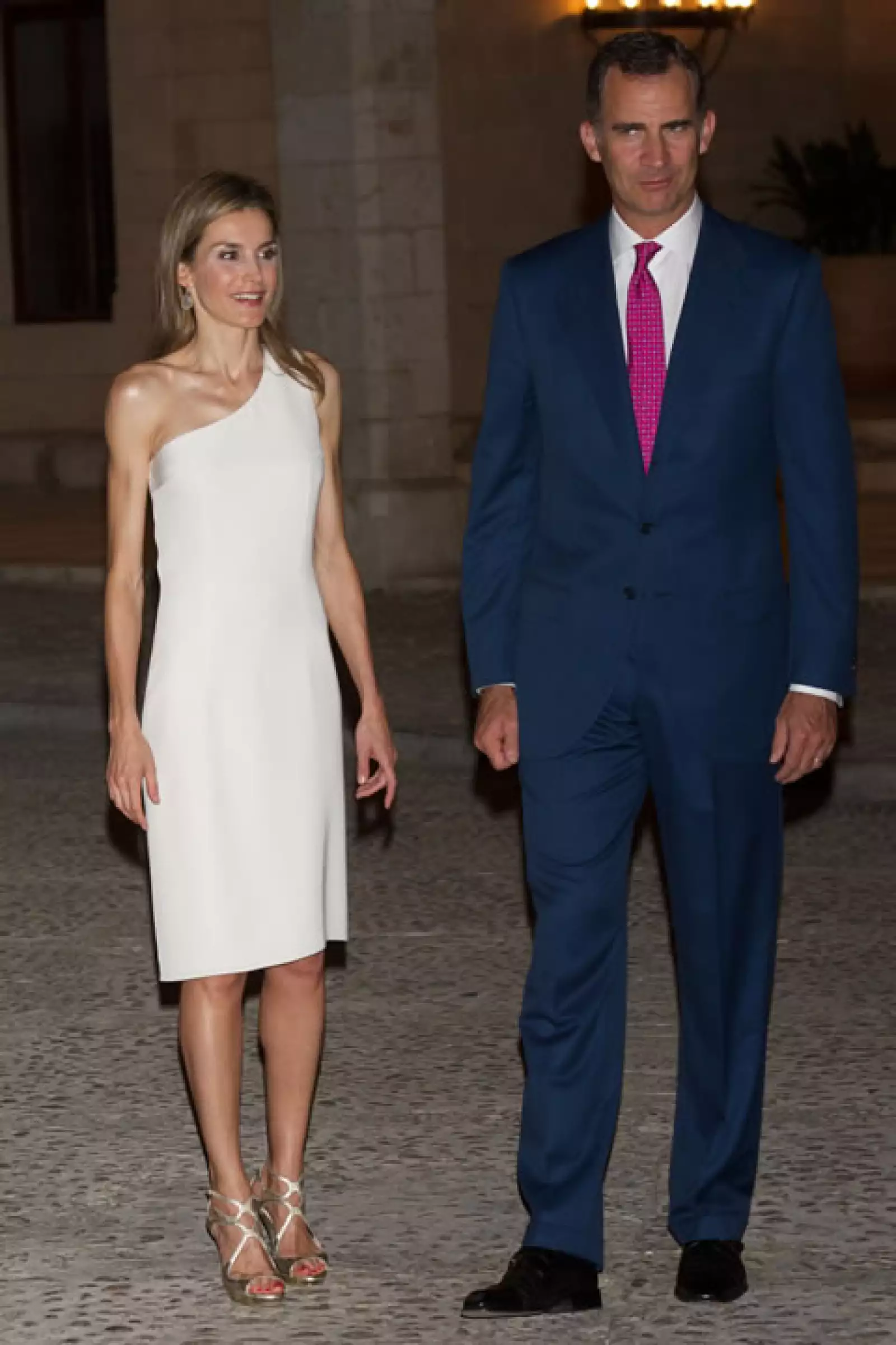 En una cena oficial en Palma de Mallorca.