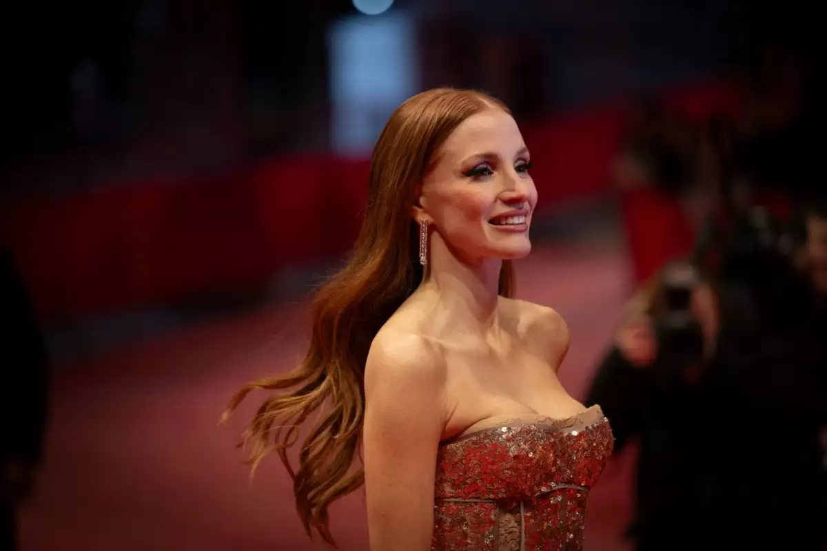 Jessica Chastain en la premier de Dreams en la Berlinale. 