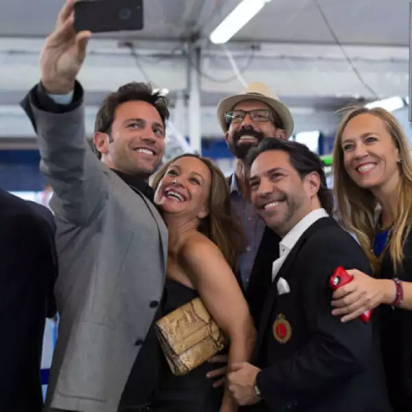 Santi Díaz, Margarita Pérez, Óscar Román, Eduardo Balcarcel y Marisa Abedrop