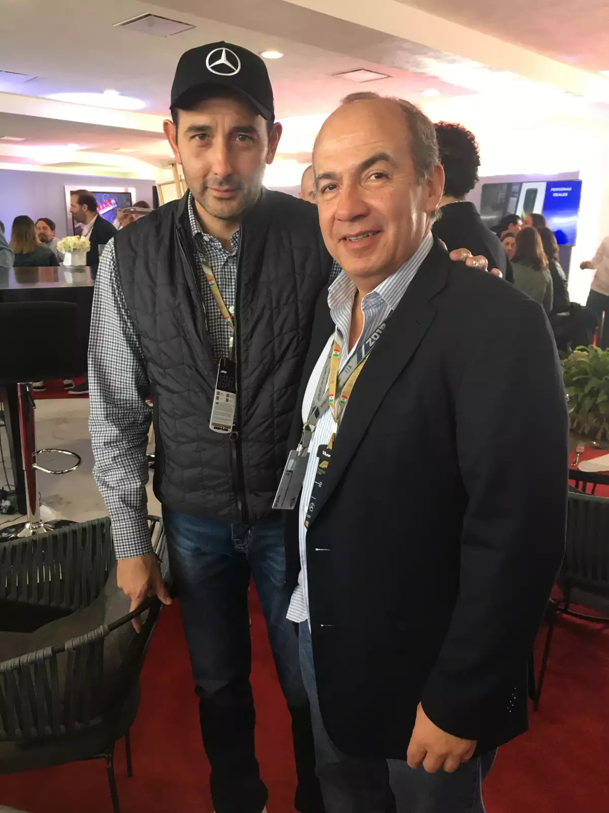 Roberto Gil Zuarth y Felipe Calderón.