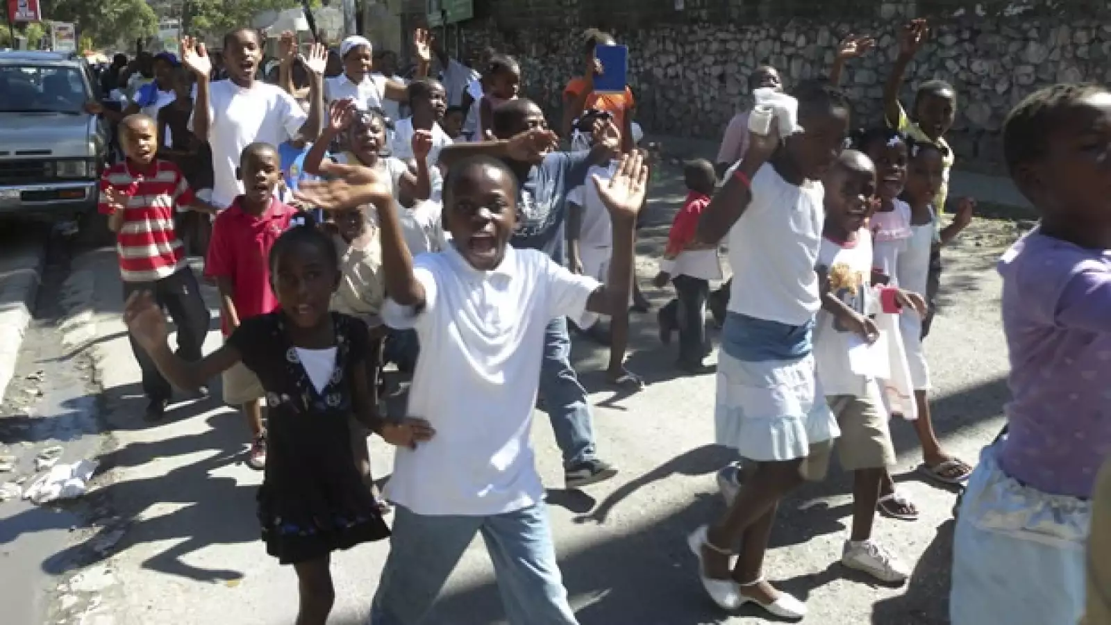 Haití - niños huérfanos