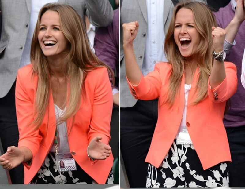 Su nombre es Kim Sears, y también brilló en Wimbledon.