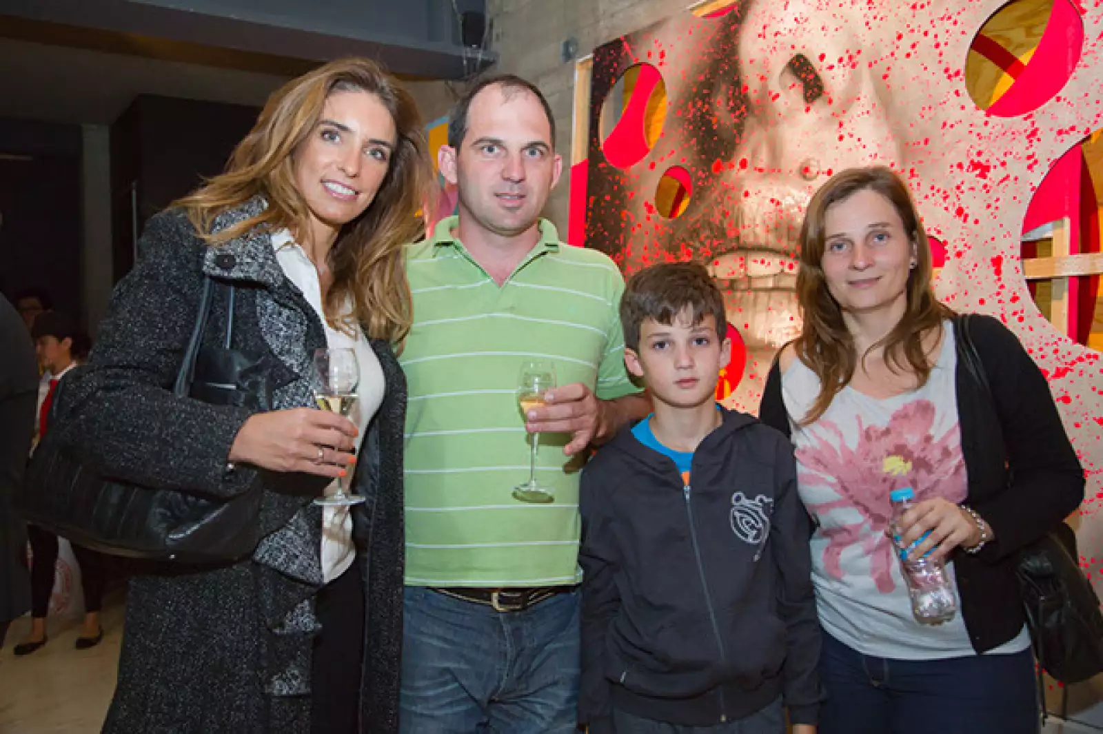 María Colla, Guillermo y Federico Bernasconi con Ivana Soldermann