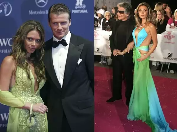 Usando vestidos muy atrevidos.