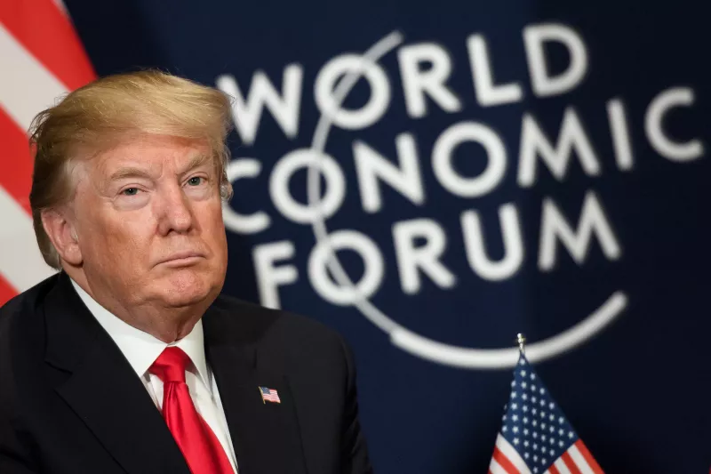 Donald Trump en Davos 2018