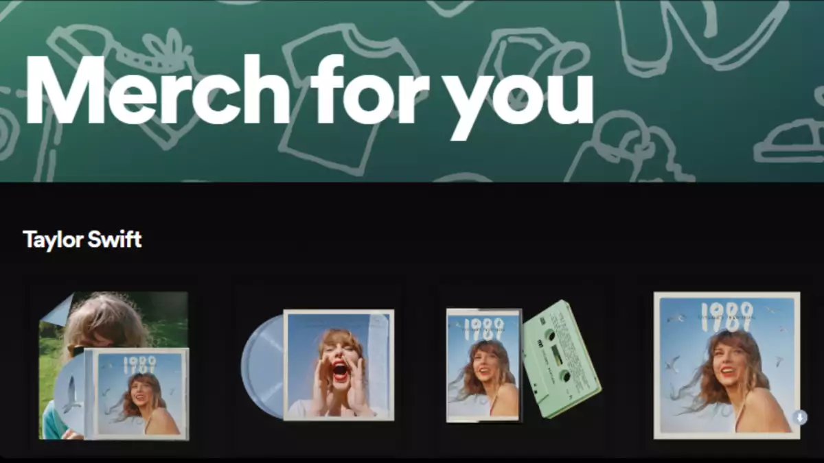 Spotify ahora vende mercancía de tus artistas favoritos