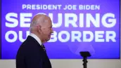 U.S. President Joe Biden departs after announcing an executive order on enforcement at the U.S.-Mexico border, following remarks in the East Room of the White House in Washington, U.S., June 4, 2024.