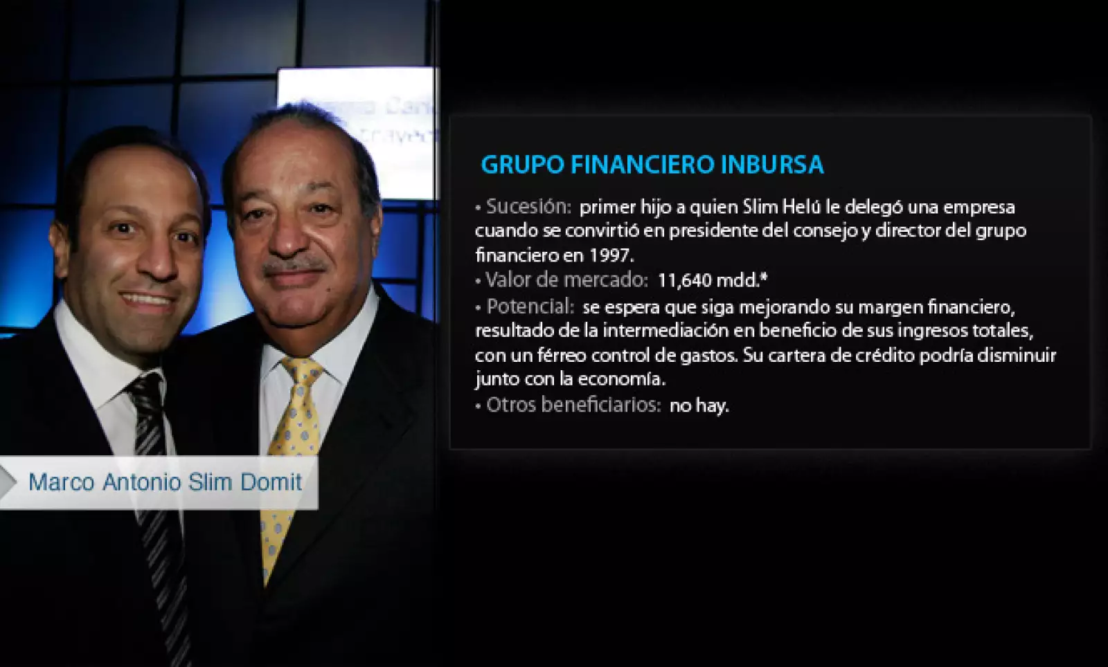*El valor de mercado de cada empresa es al 6 de octubre 2011. Fuentes: Reportes anuales de las compañías y Bloomberg.