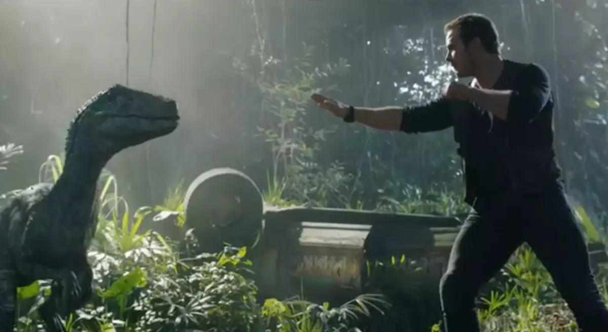 Chris Pratt, Trailer Jurassic World
