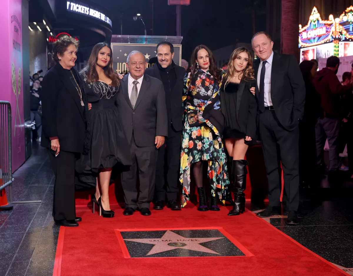 Salma Hayek Pinault Honored With Star On The Hollywood Walk Of Fame