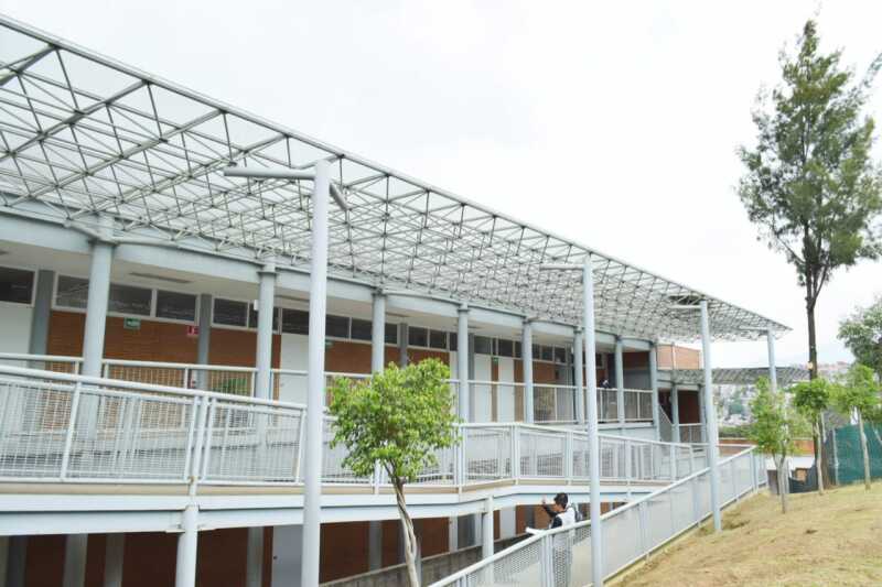 Para la recuperación del campus universitario en Magdalena Contreras, cuya obra fue abandonada en 2015, se tendrá un presupuesto de 90 millones de pesos. Foto: Gobierno CDMX