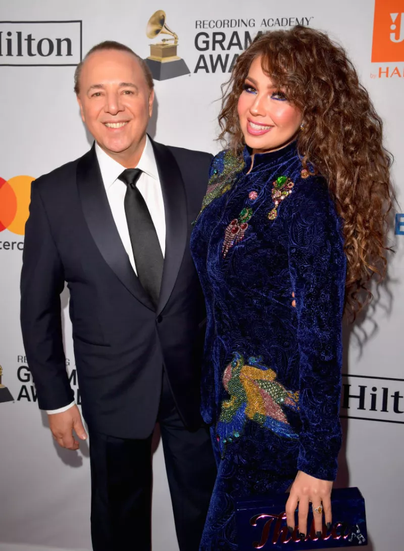 Thalía y Tommy Mottola llevan casados 18 años.