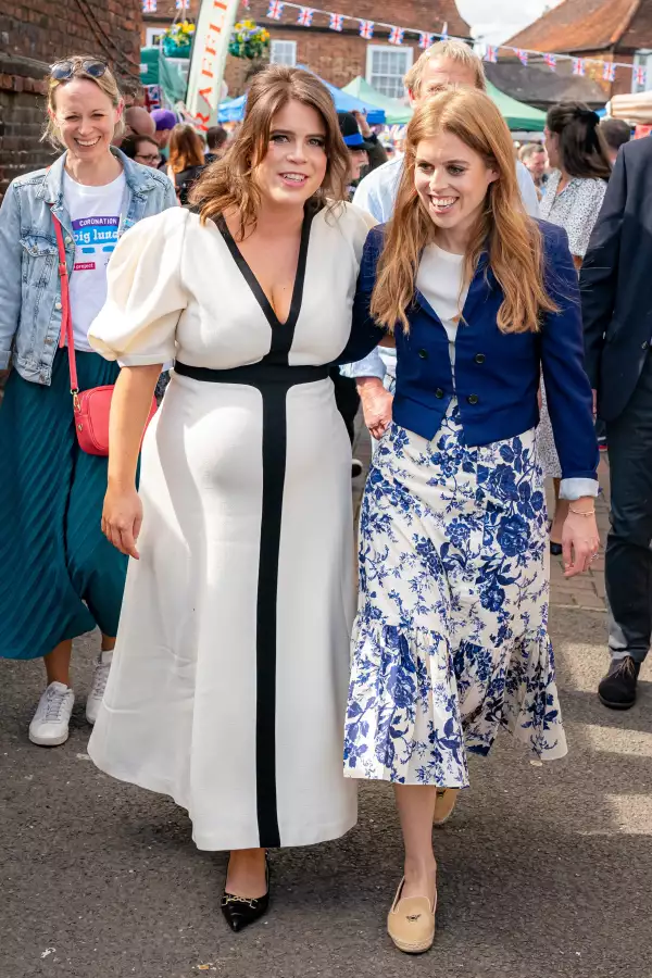 La princesa Beatriz y la princesa Eugenia de York