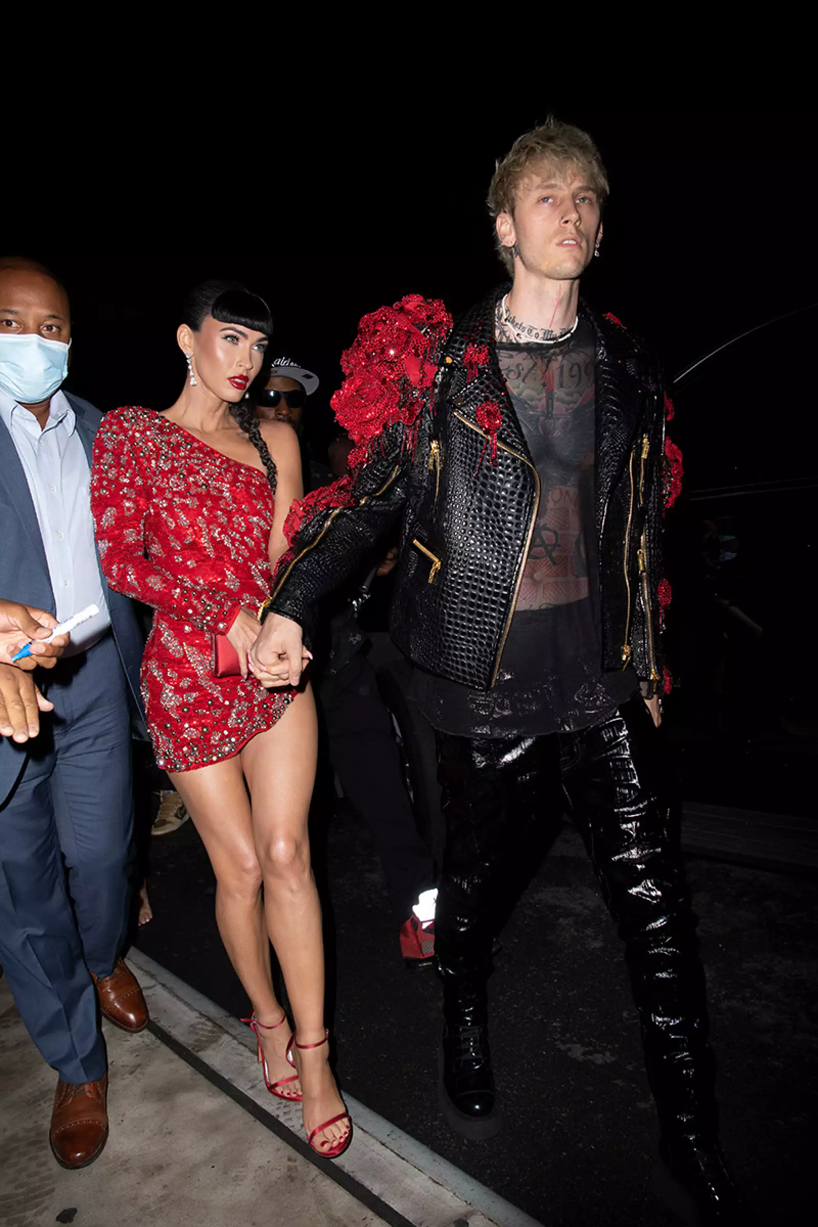 Megan Fox and Machine Gun Kelly head to a Met Gala after party, New York, USA - 13 Sep 2021