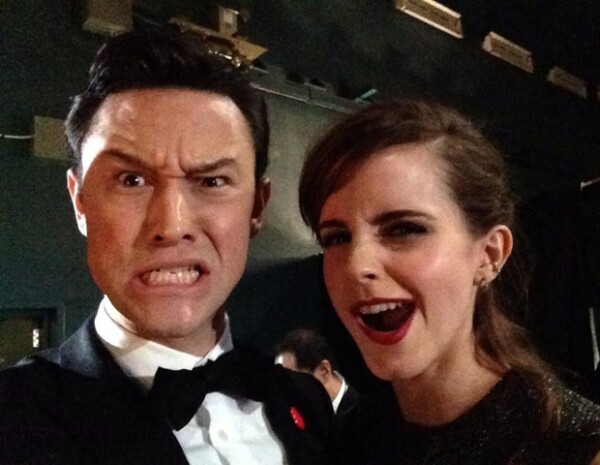 Joseph Gordon-Levitt y Emma Watson.