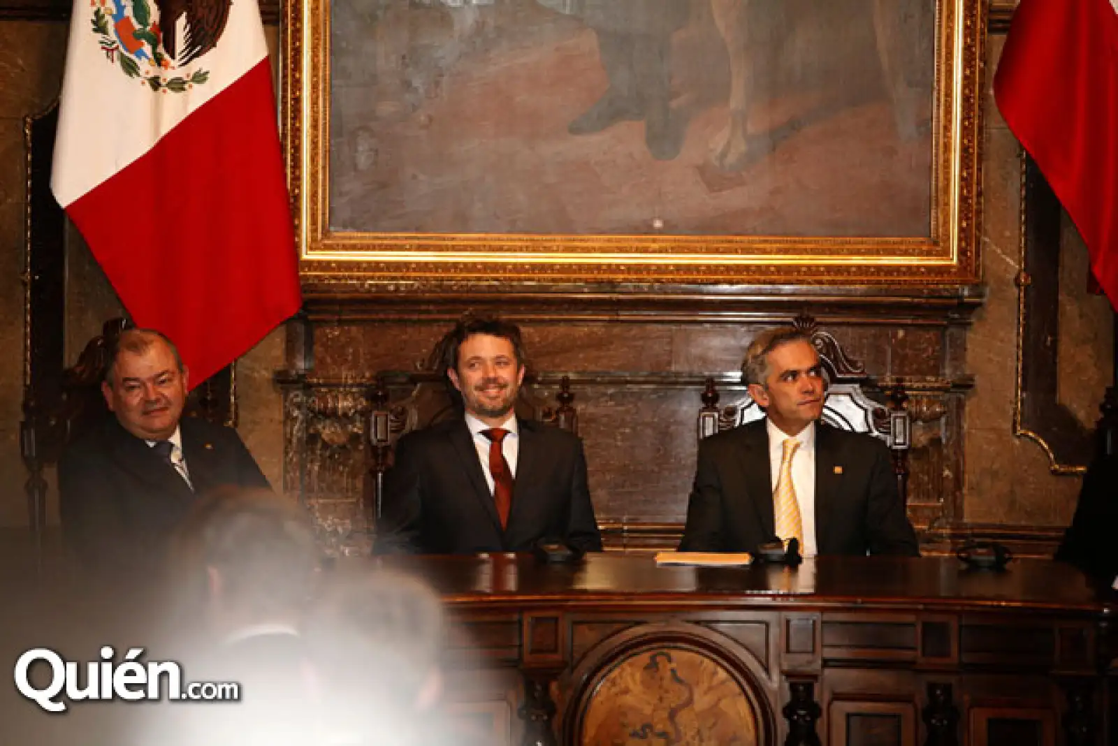 Elias Azar,Su Alteza Real Federico de Dinamarca,Miguel Ángel Mancera