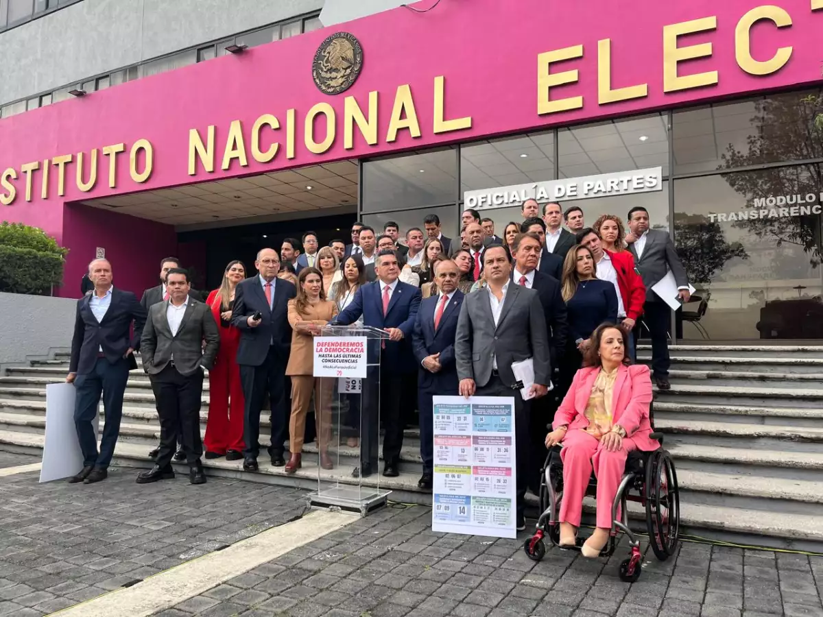 La dirigencia nacional del PRI acudió a solicitar la nulidad de la elección judicial 2025.jpg