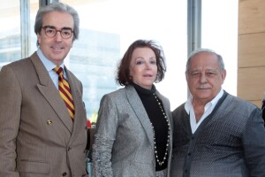 Lorenzo Lazo, María Luisa Serna y Sami Hayek.
