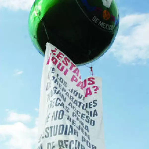 Globo aerostático del Partido Verde Ecologista de México