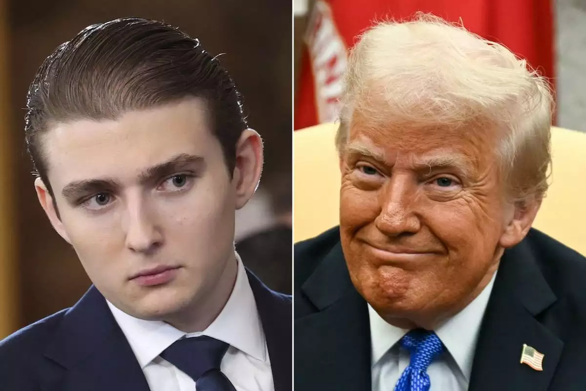 Barron Trump el aprendiz de su papá Donald Trump