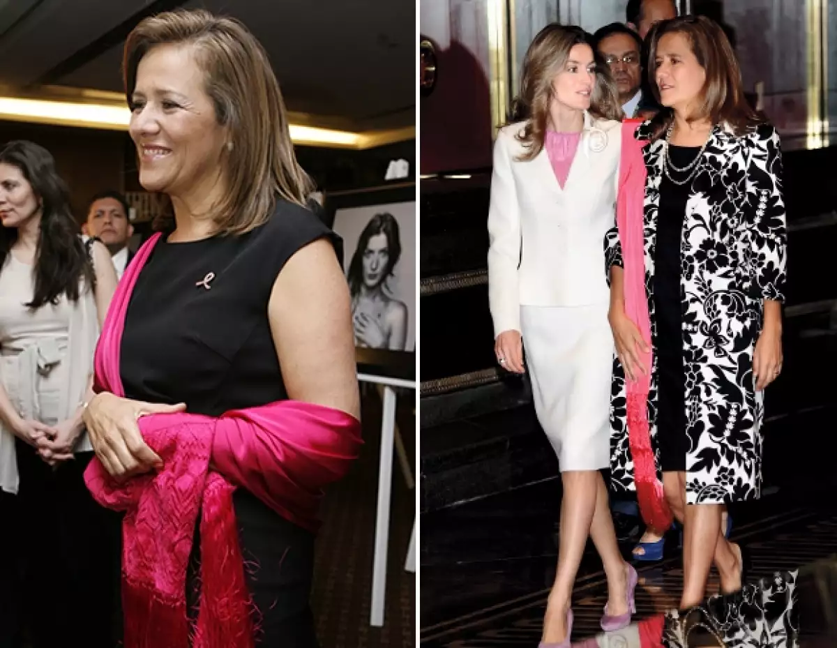 Este accesorio fue una opción maravillosa en ocasiones en las que a Margarita le faltaba un toque de color.