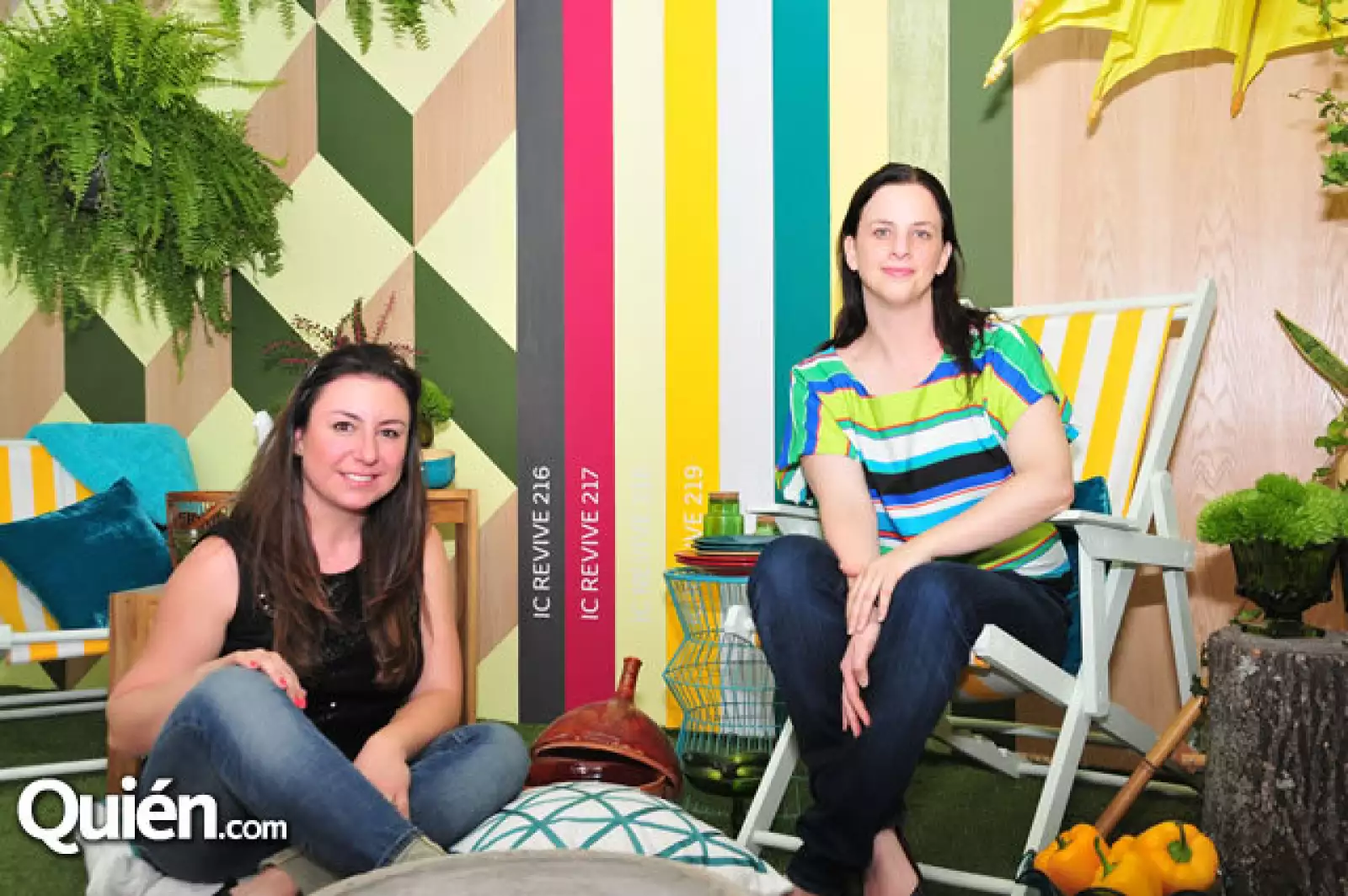 Cecilia León de la Barrera y Elizabeth Gómez