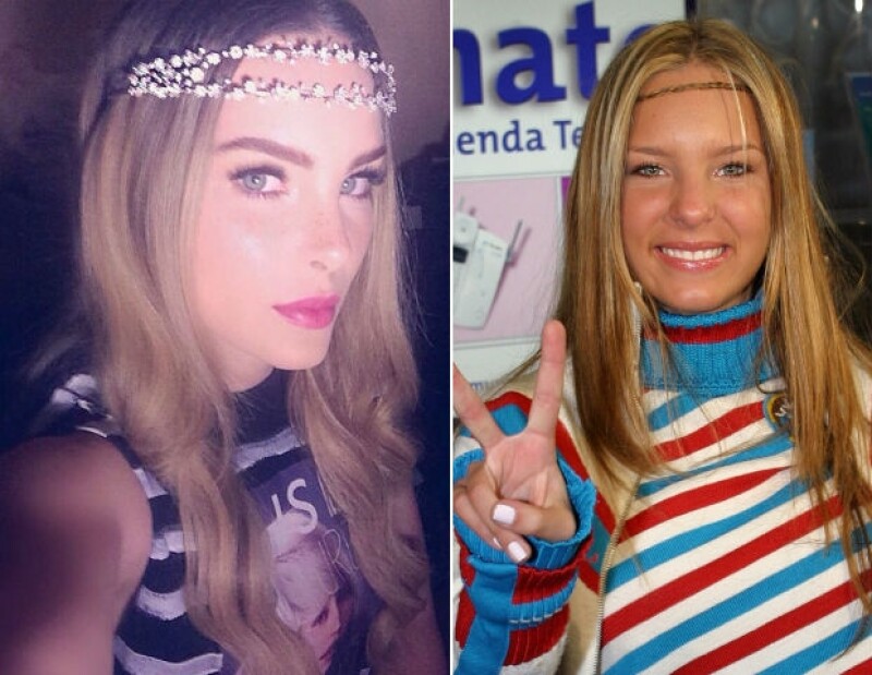 Izquierda: Belinda al día de hoy. Derecha: La artista en octubre de 2007.
