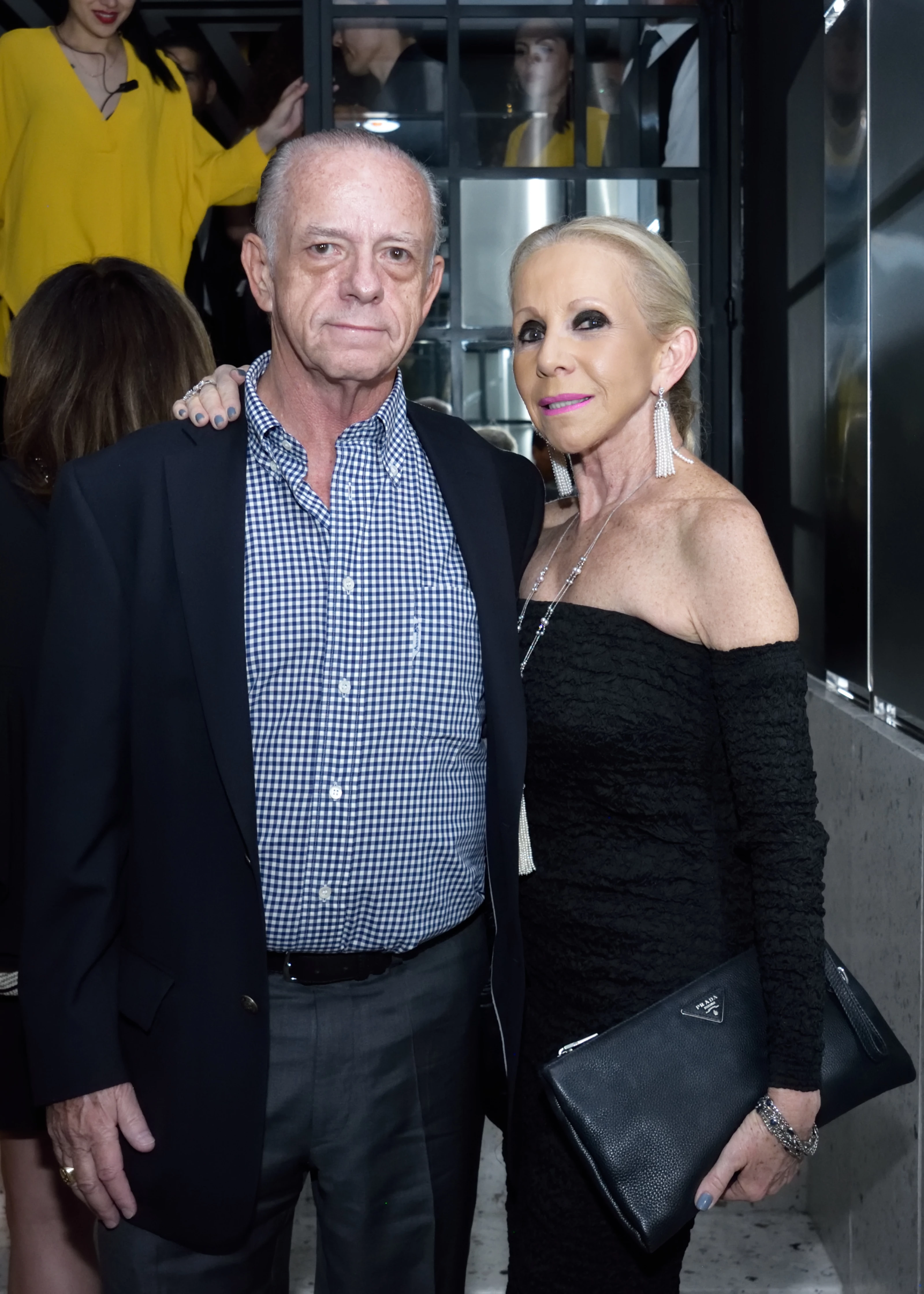 Becky Cohen y Sergio Berger en la reapertura del Ivoire