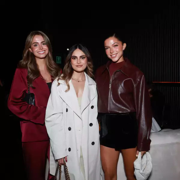 Regina Peredo, María Riestra y Eugenia Rodríguez 