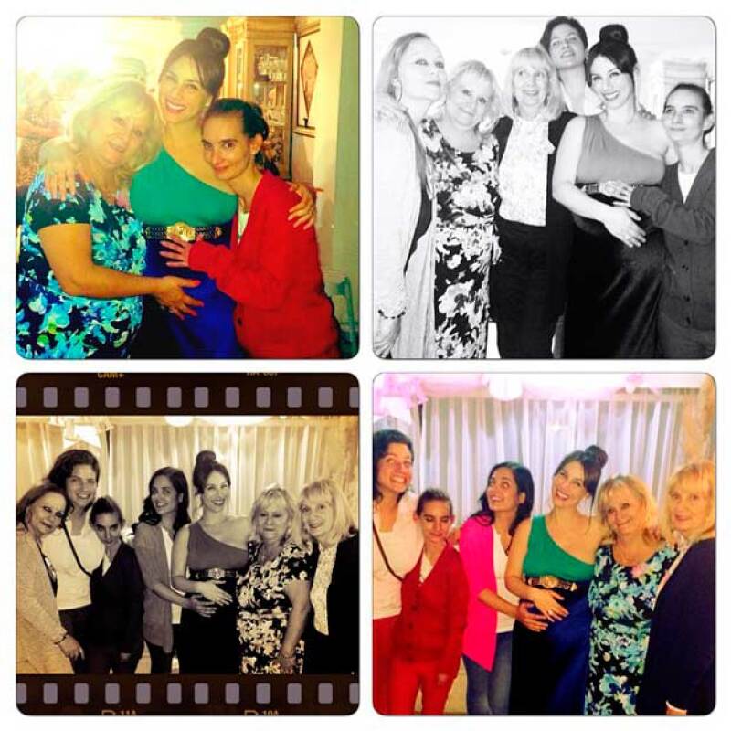 Muy querida y llena de amor, vivió Claudia su baby shower.