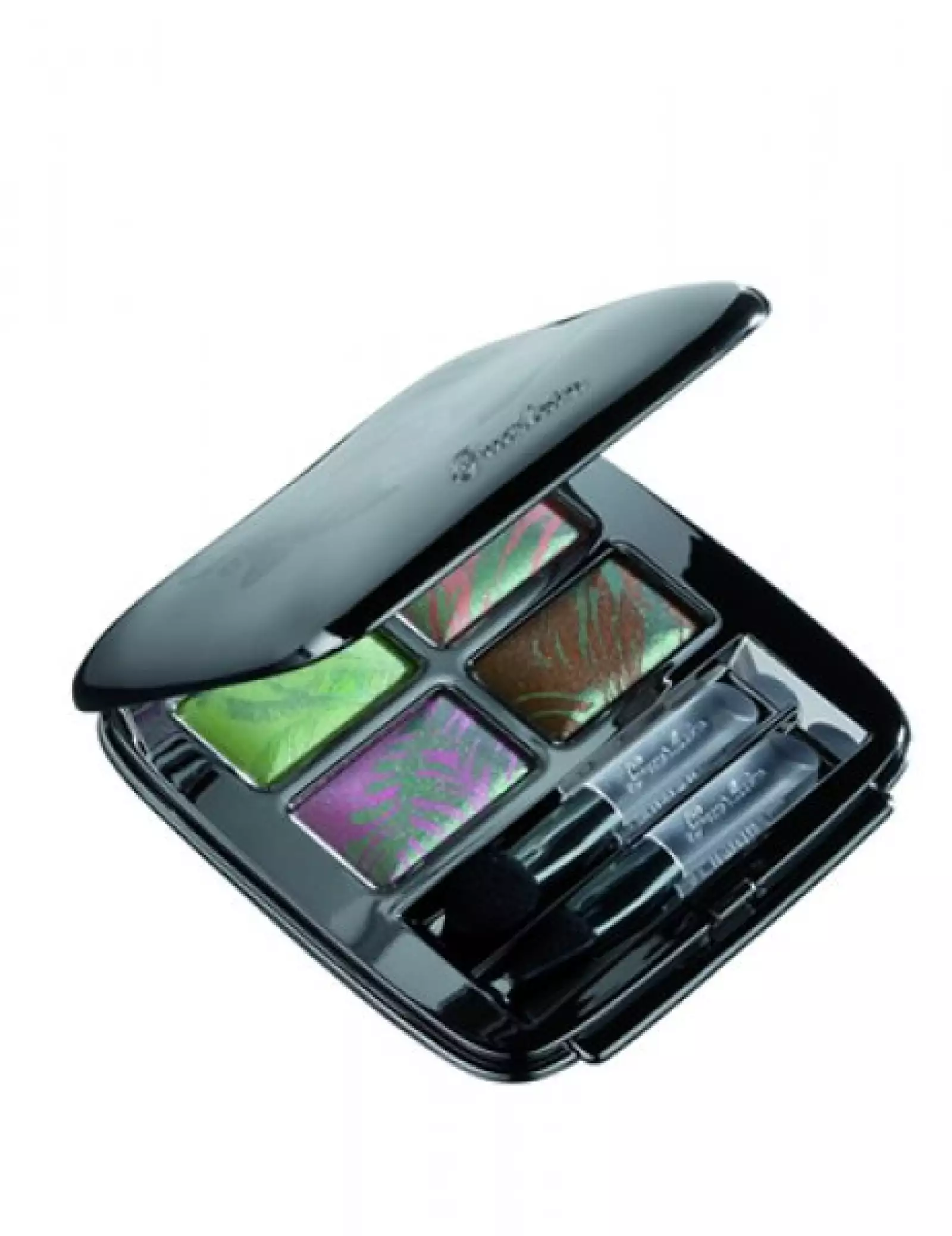 GUERLAIN, paleta de cuatro sombras con acabado artístico.