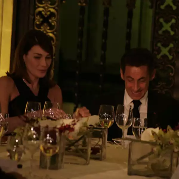 Cena Sarkozy en Palacio Nacional