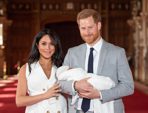 Prince Harry and Meghan Duchess of Sussex new baby photocall, Windsor Castle, UK - 08 May 2019