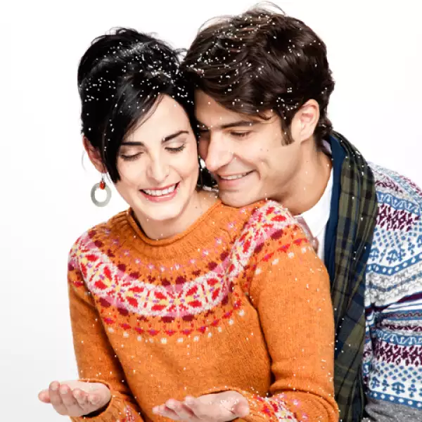 Alex Sirvent y Ximena Herrera disfrutan de la Navidad.