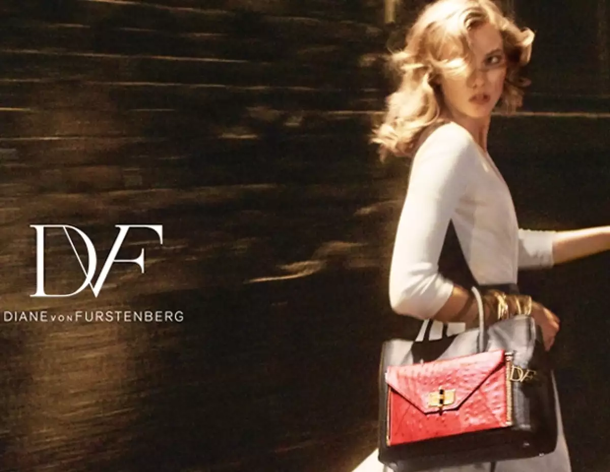 Karlie Kloss para Diane von Furstenberg.