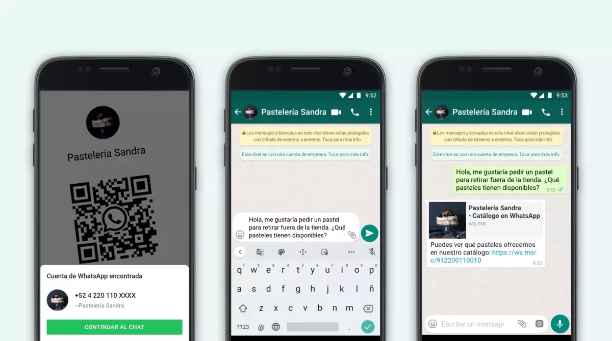 Códigos QR en WhatsApp Business