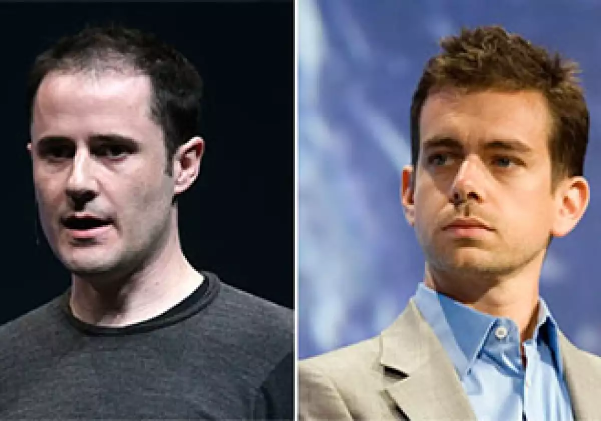 Evan Williams (izq) se hace a un lado mientras Jack Dorsey participa activamente con la firma. (Foto: CNNMoney)