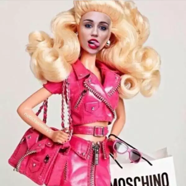 Miley sabe cómo lucir como toda una muñeca.