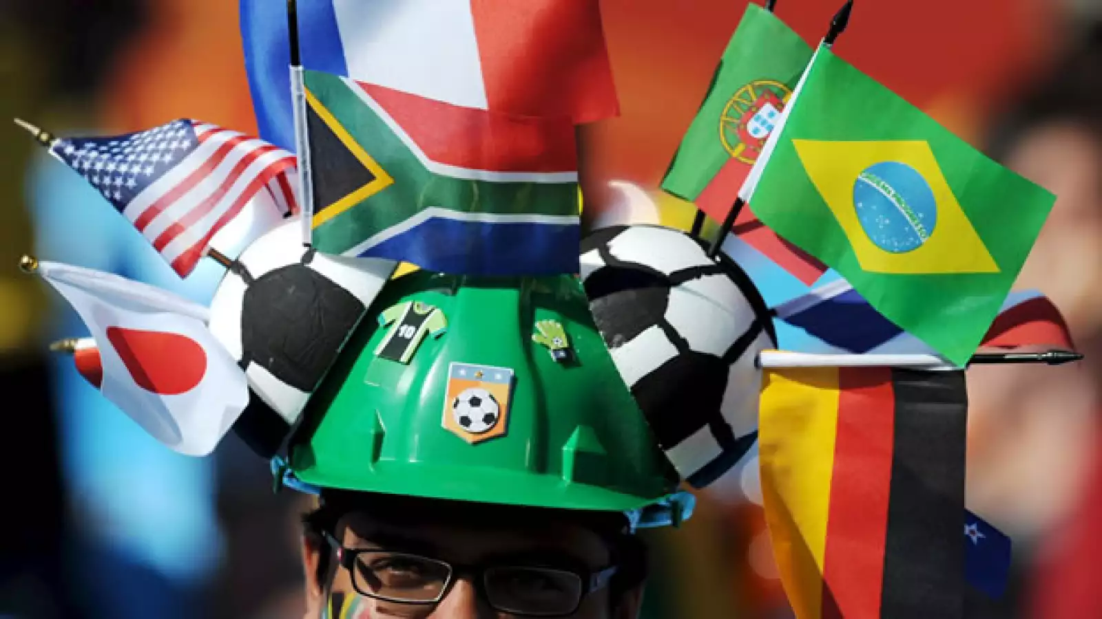Aficionado en el Mundial de Sudafrica