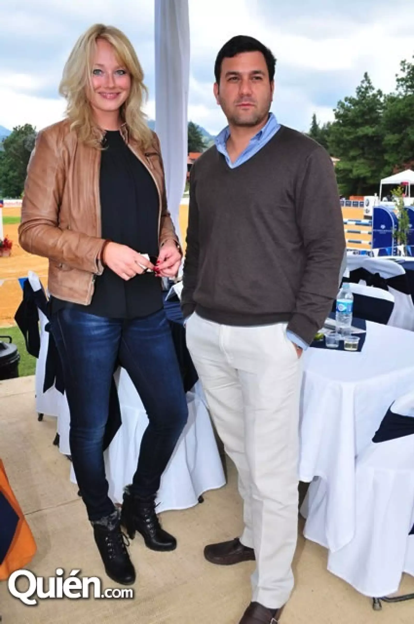 Sofie Sigaard y Javier García