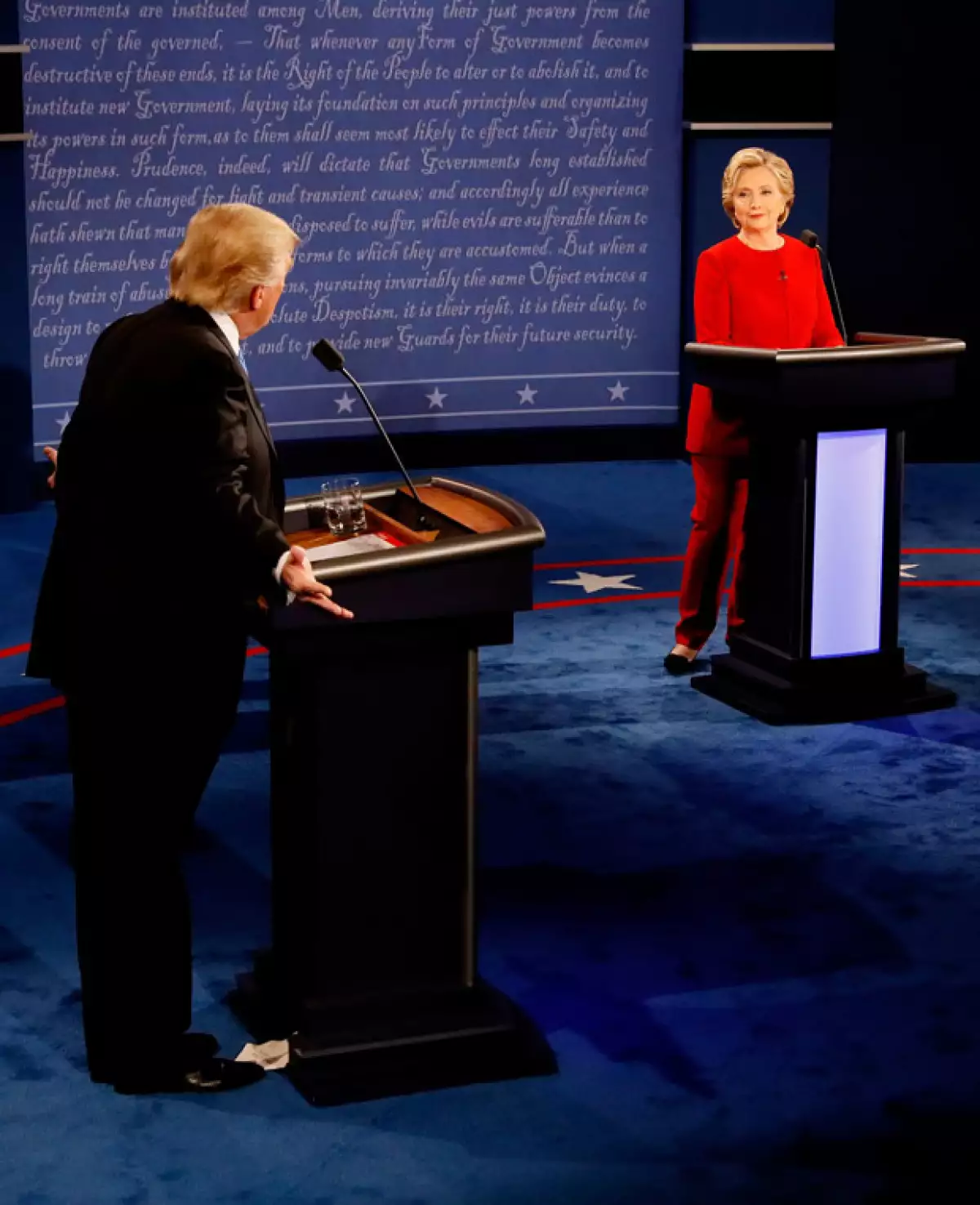 Hillary Clinton, Donald Trump