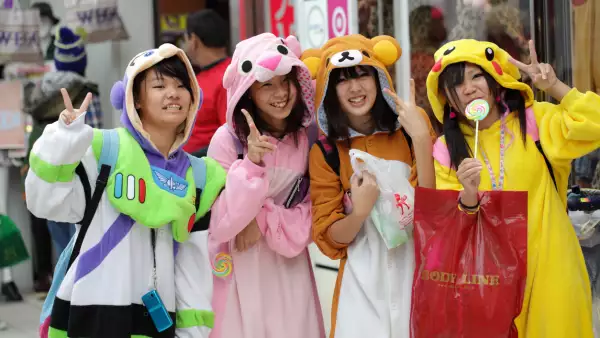 Japanese costume players