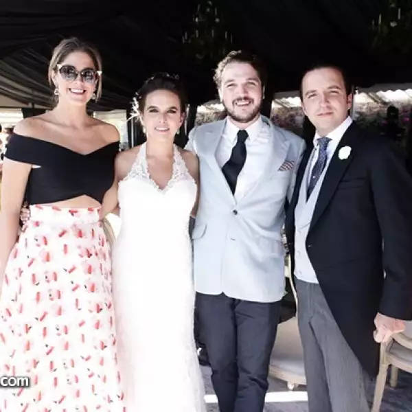 Natalia Alcocer, María José Laris, Arturo Alcocer y Roberto Güitrón